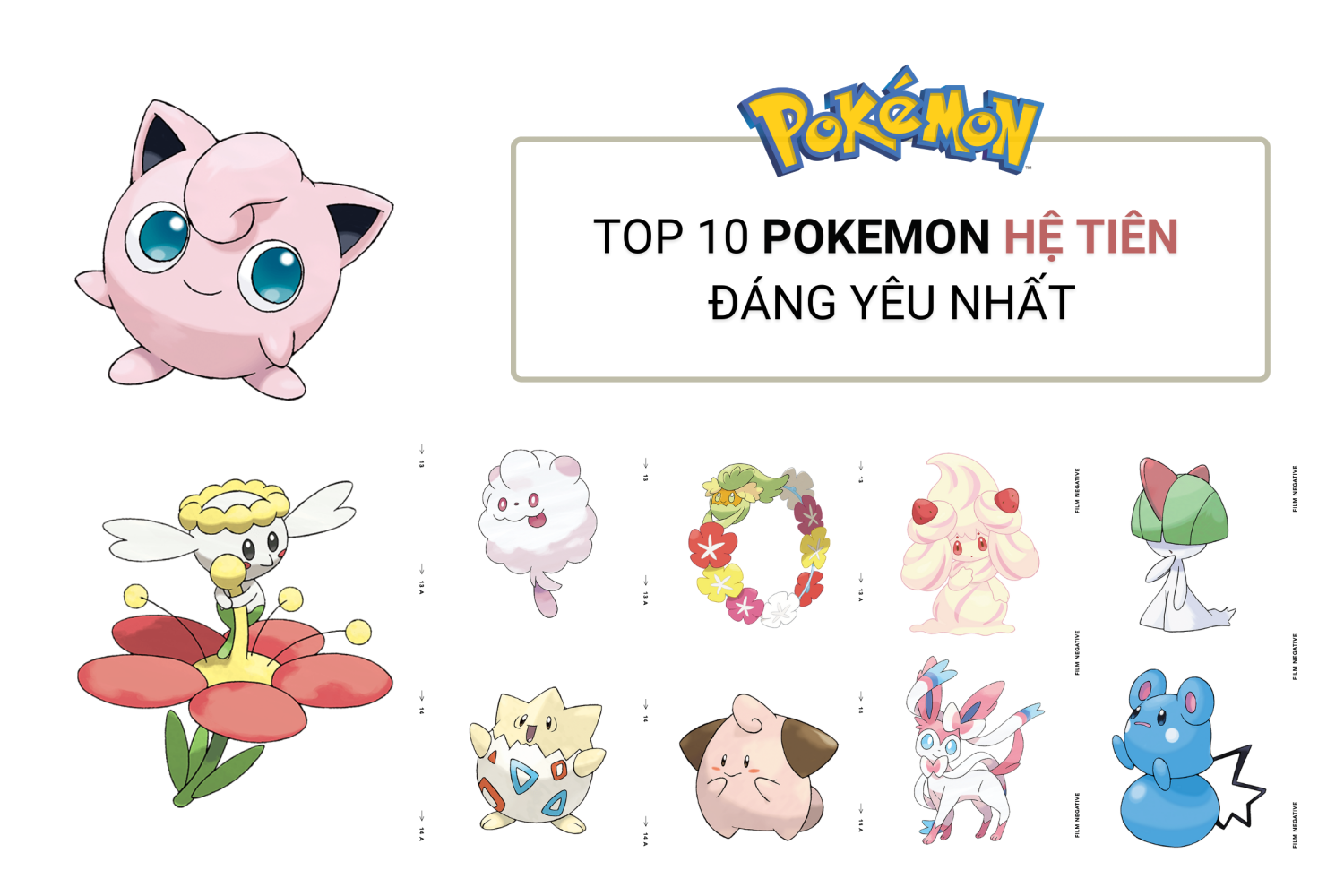 TOP 10 POKEMON HỆ TIÊN ĐÁNG YÊU NHẤT